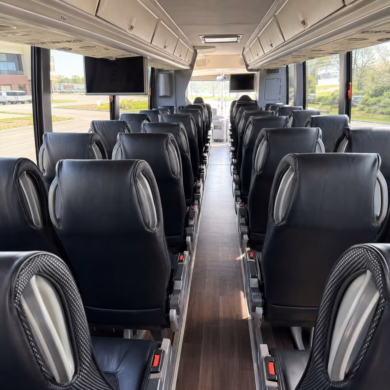 downey charter bus services interior