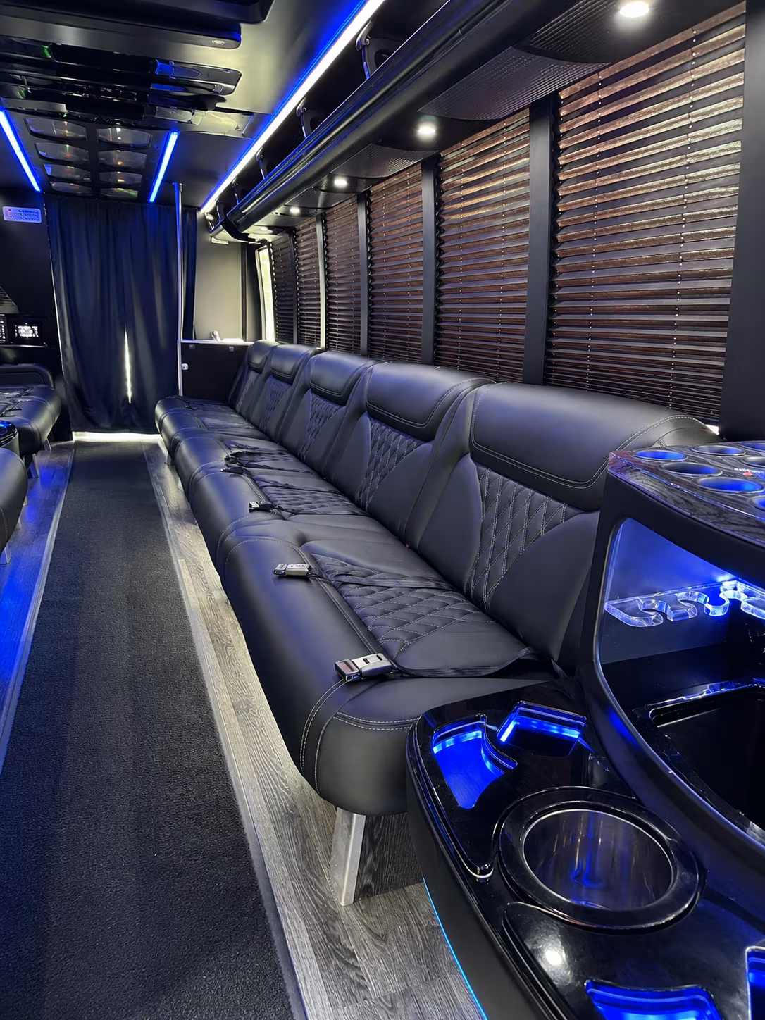 downey party bus booking step 1