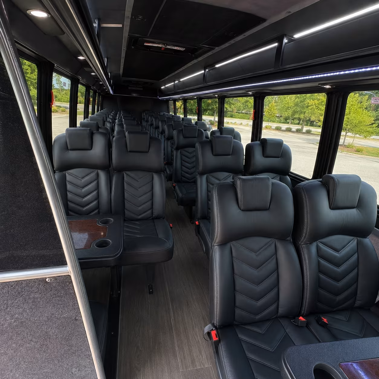 downey religious group transportation onboard seating