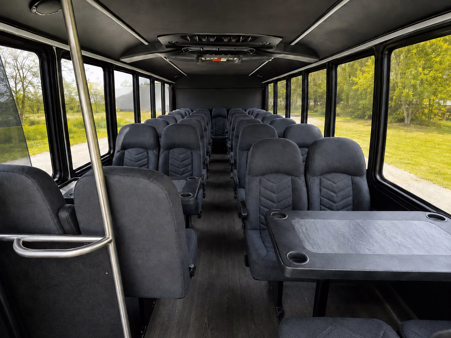 downey school event transportation onboard seating